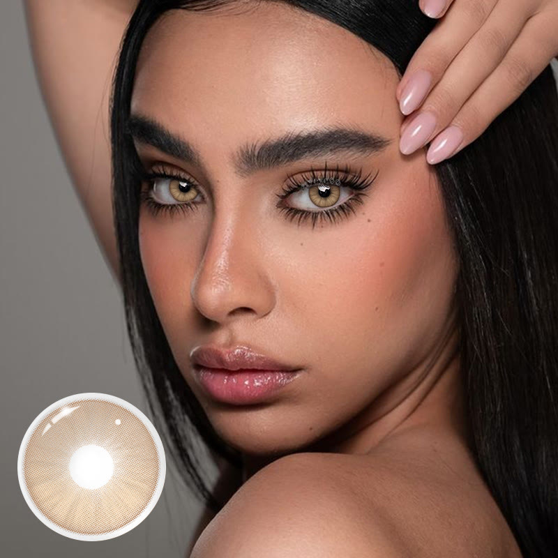 MYEYEBB Iceberg Brown Prescription Colored Contact Lenses - image 2