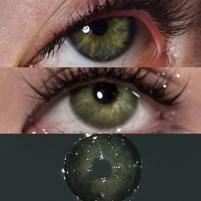MYEYEBB Medusa Green Colored Contact Lenses-MYEYEBB