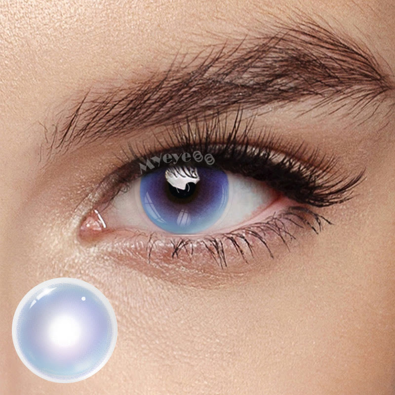 MYEYEBB Gradient Violet Colored Contact Lenses | 6 Months-MYEYEBB