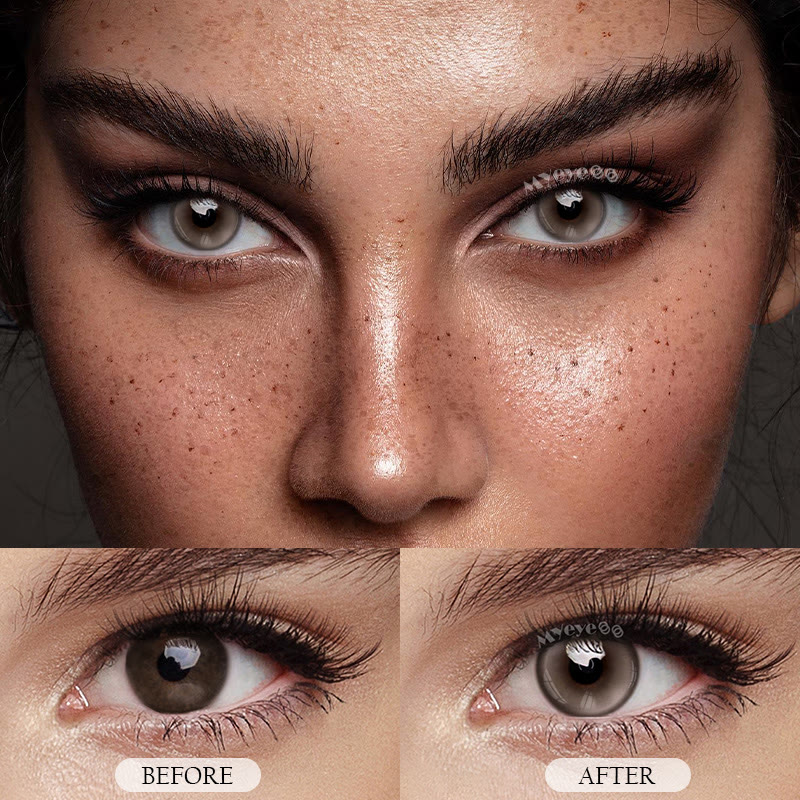 MYEYEBB Dolce Vita Brown Prescription Colored Contact Lenses - image 3