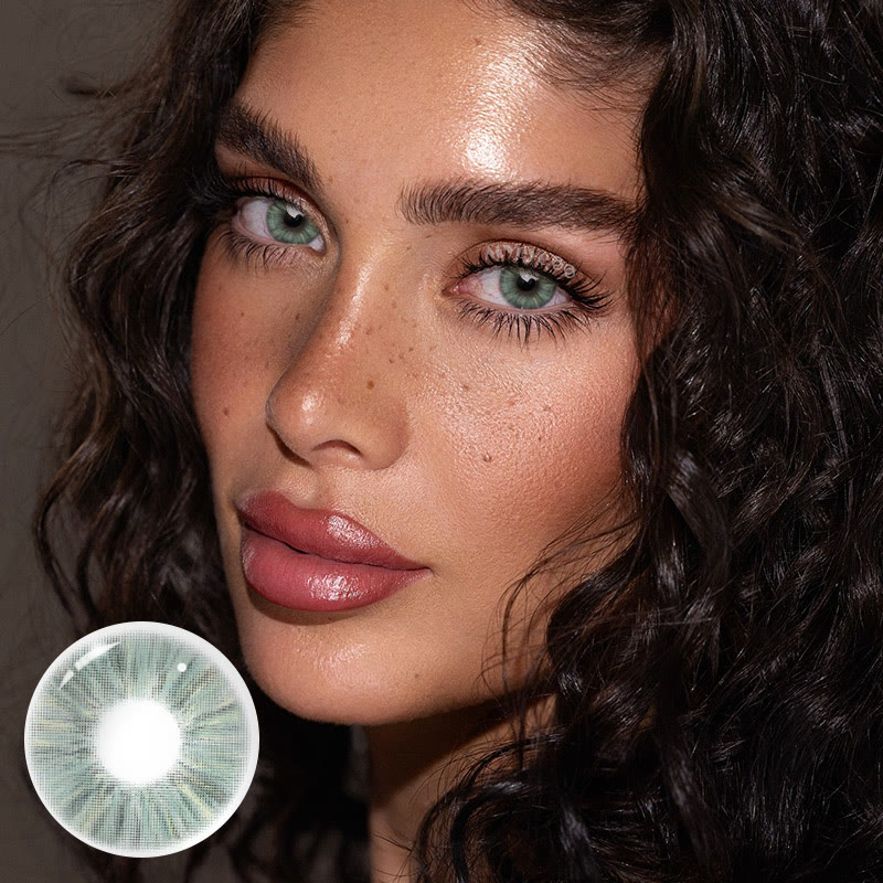 MYEYEBB Angeles Green Colored Contact Lenses-MYEYEBB