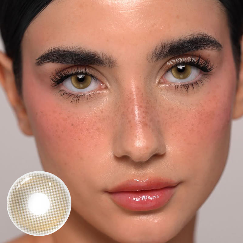 MYEYEBB Monaco Brown Prescription Colored Contact Lenses - image 2