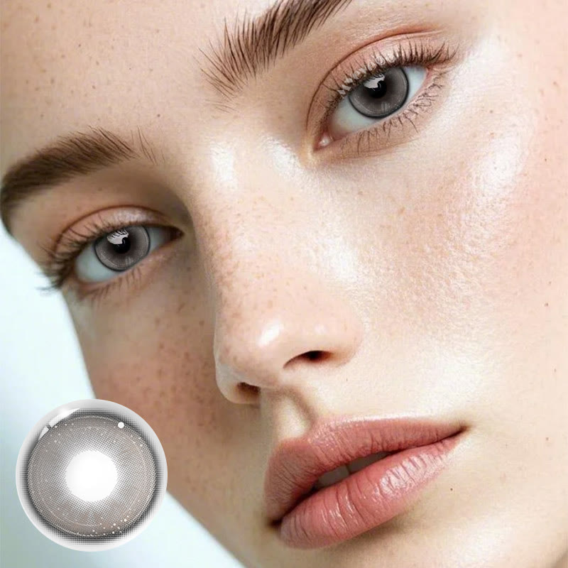 MYEYEBB Butterfly Grey Prescription Colored Contact Lenses - image 2