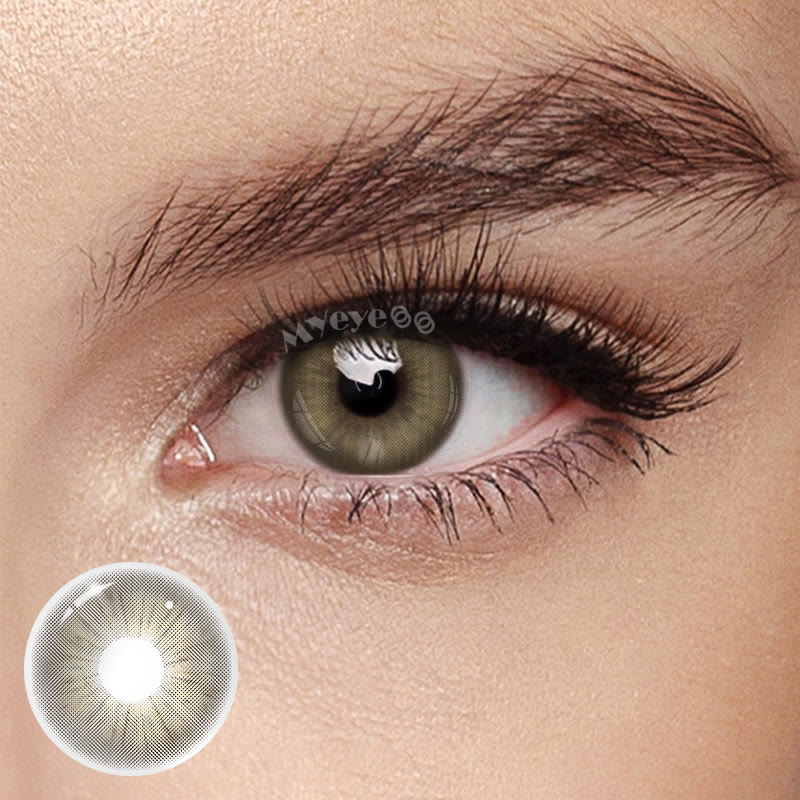 MYEYEBB Rome Times Brown Prescription Colored Contact Lenses-MYEYEBB