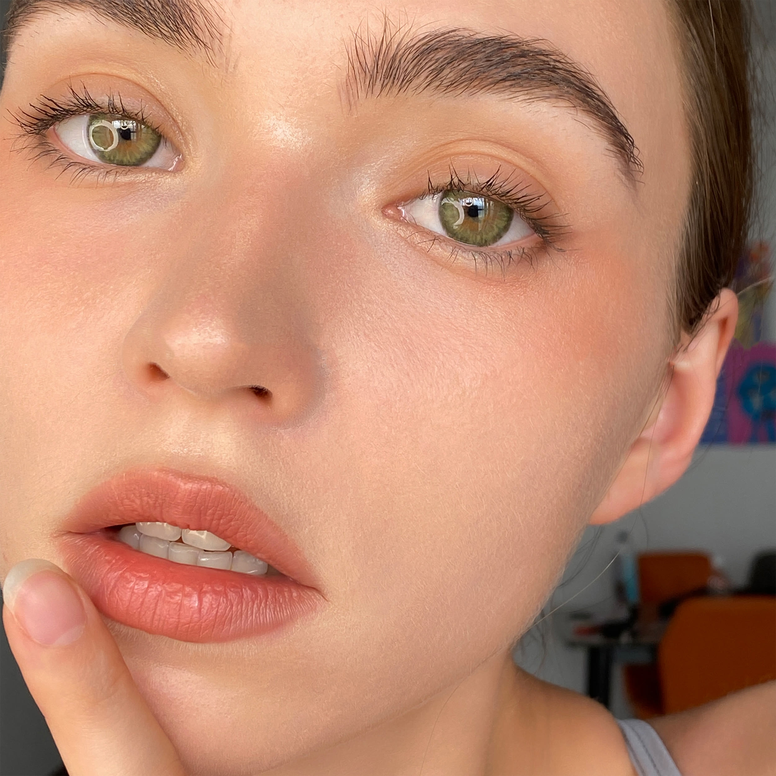 MYEYEBB Halo Iris Green Prescription Colored Contact Lenses丨Monthly - image 6