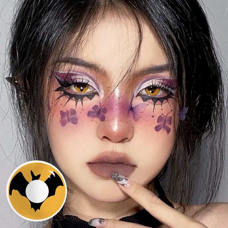MYEYEBB Bat Yellow Cosplay Colored Contact Lenses - image 2