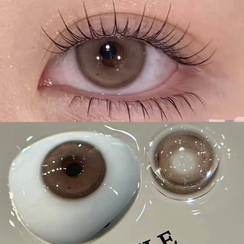 MYEYEBB Dusty Brown Prescription Colored Contact Lenses | Monthly - image 6
