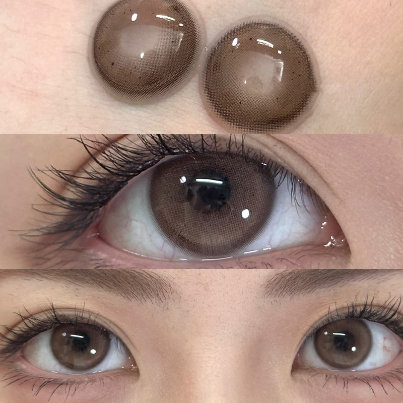 MYEYEBB Dusty Brown Prescription Colored Contact Lenses | Monthly - image 7