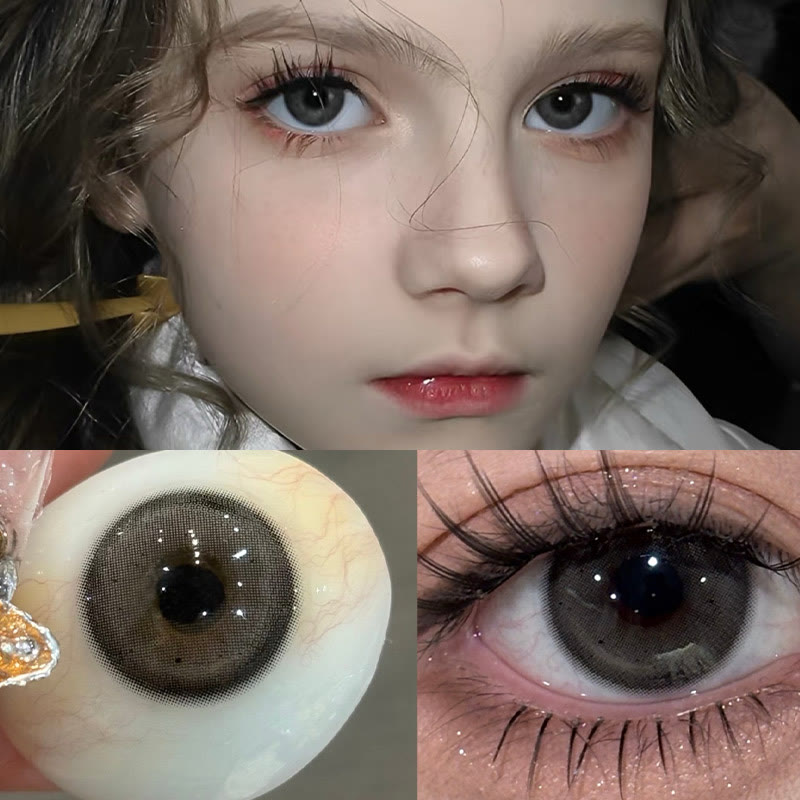 MYEYEBB Dusty Grey Colored Contact Lenses | 6 Months - image 4