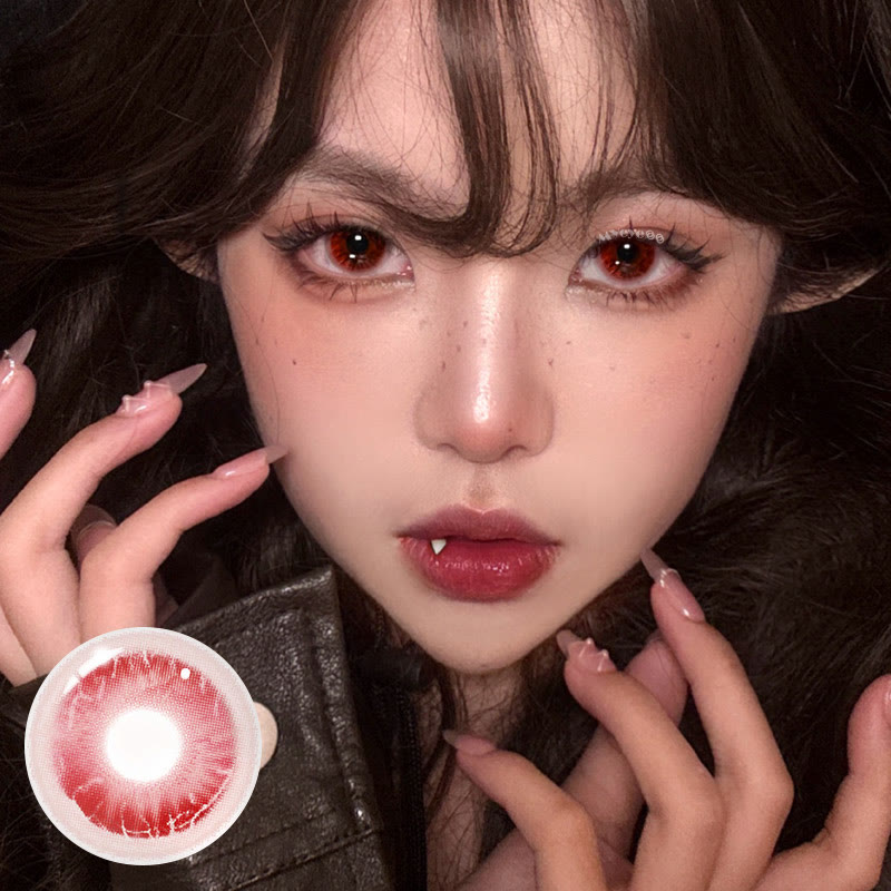 MYEYEBB Blood Eclipse Red Cosplay Colored Contact Lenses丨1 Day - image 2