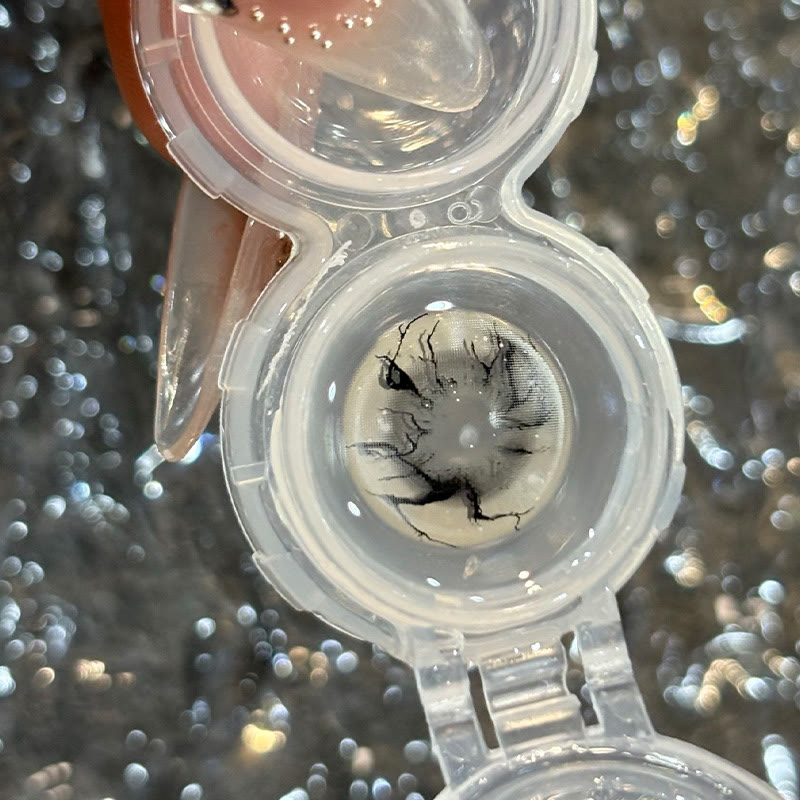 MYEYEBB Ghoul's Veins White Cosplay Colored Contact Lenses丨1 Day - image 5