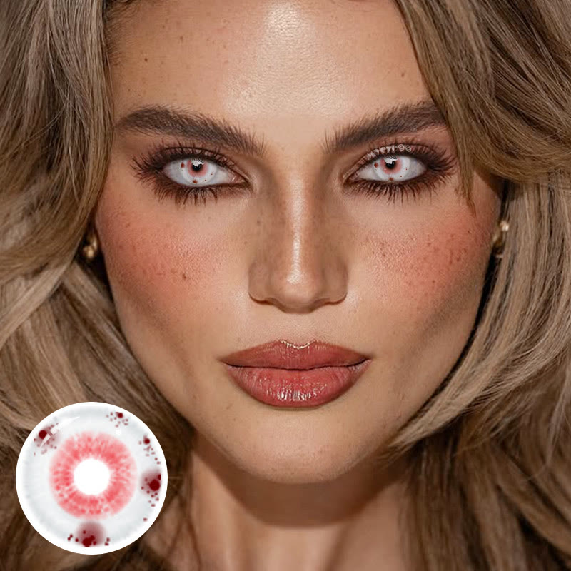 MYEYEBB Crimson Mirage White Cosplay Colored Contact Lenses丨1 Day - image 4