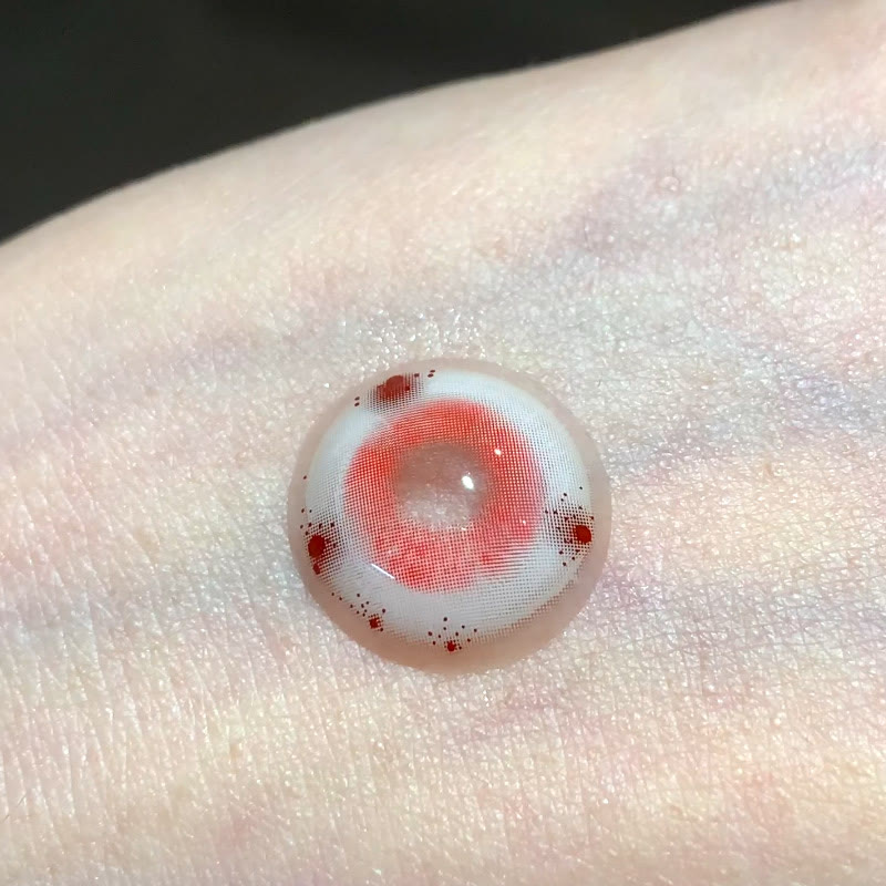 MYEYEBB Crimson Mirage White Cosplay Colored Contact Lenses丨1 Day - image 3