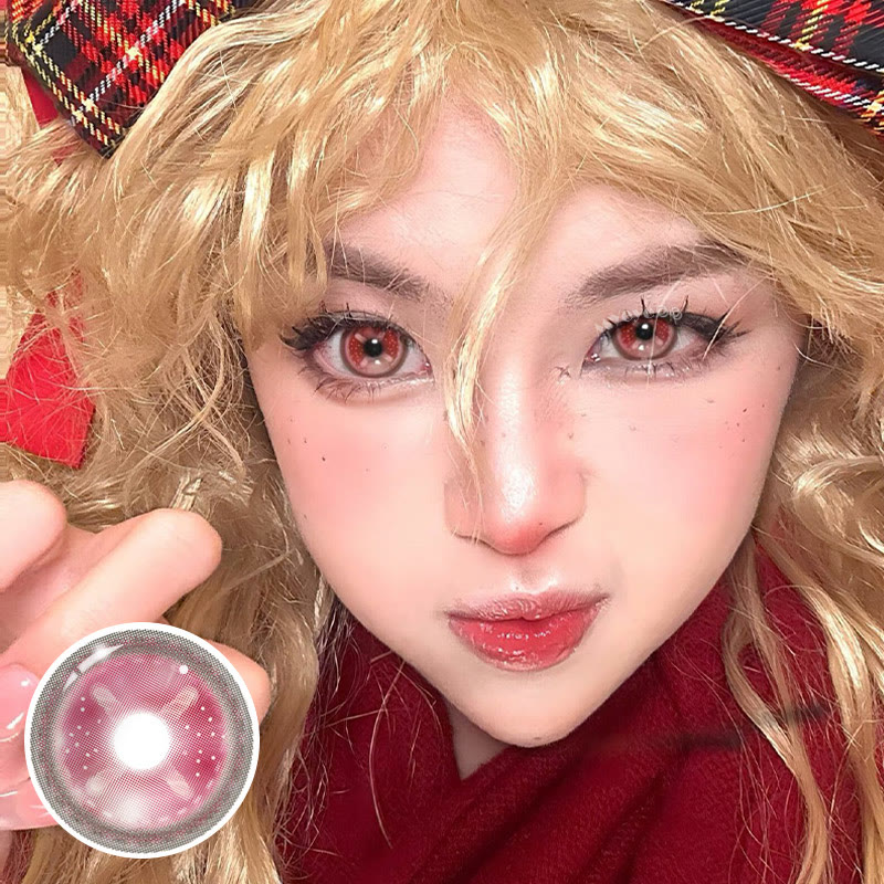 MYEYEBB Stitch Button Pink Cosplay Colored Contact Lenses丨1 Day - image 2