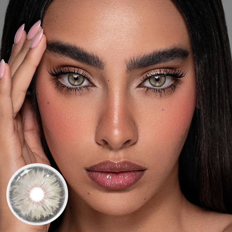 MYEYEBB Tiny Iris Brown Small Pupil Colored Contact Lenses - image 2