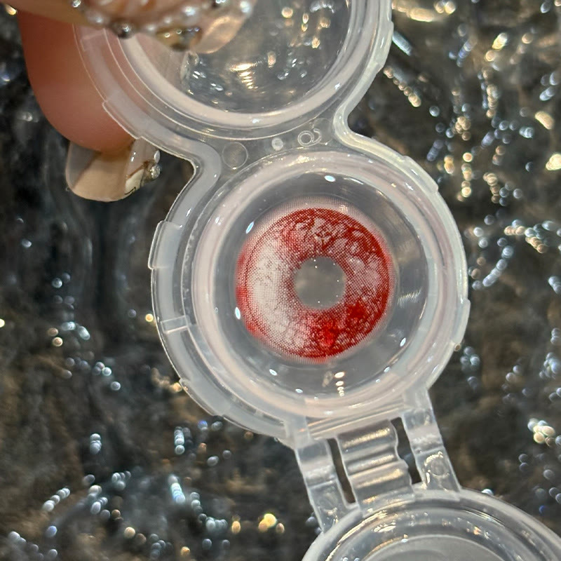 MYEYEBB Haunted Scarlet Red Cosplay Colored Contact Lenses丨6 Months - image 6