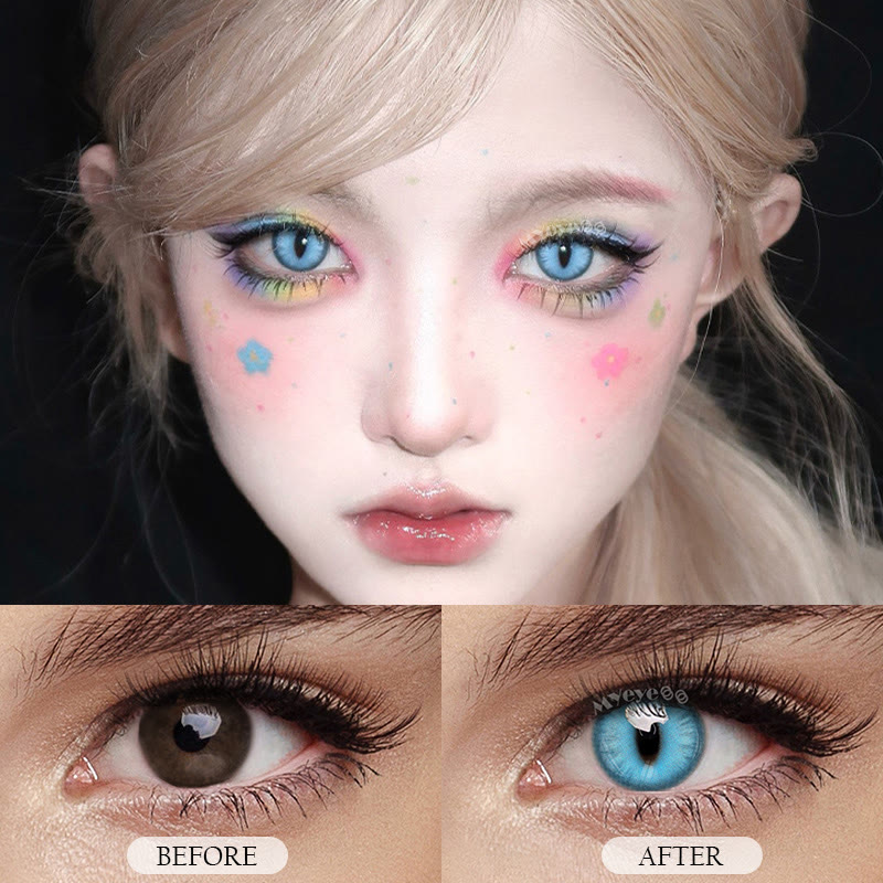 MYEYEBB Dragon Eye Blue Cosplay Colored Contact Lenses丨1 Day - image 5