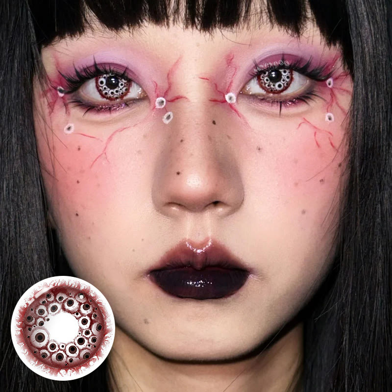 MYEYEBB Inferno Eyes Red Cosplay Colored Contact Lenses丨1 Day - image 2