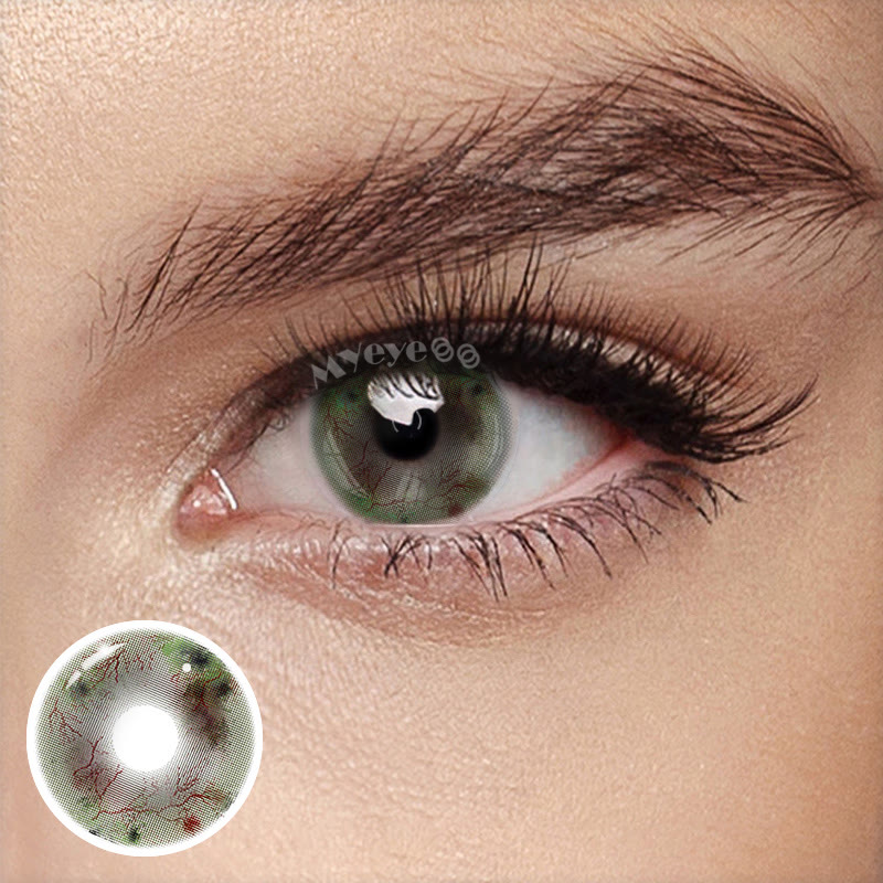 MYEYEBB Rotten Soul Green Cosplay Colored Contact Lenses丨1 Day