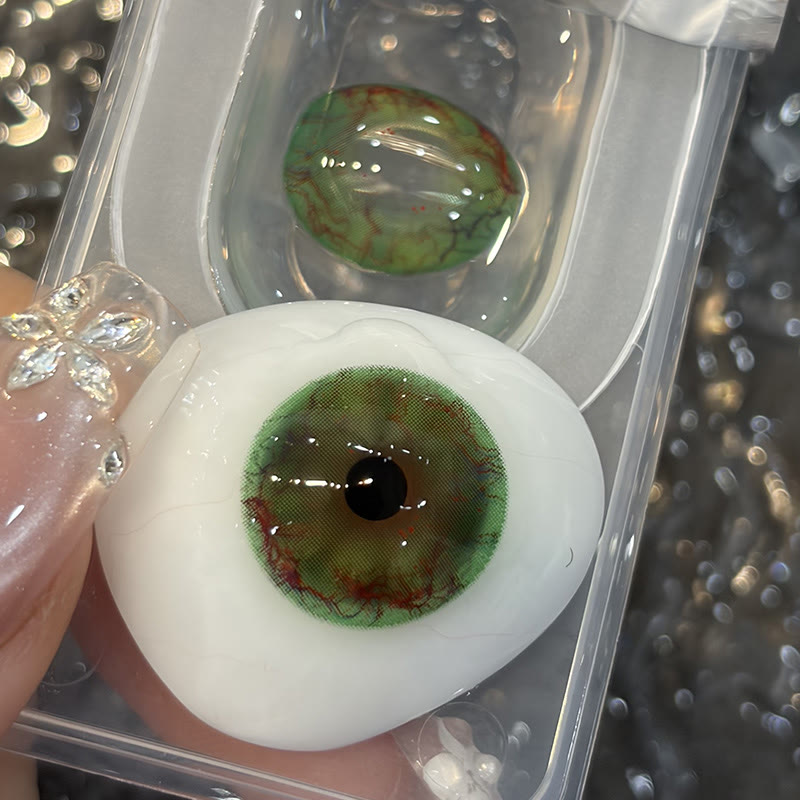 MYEYEBB Venom Realm Green Cosplay Colored Contact Lenses丨1 Day - image 5