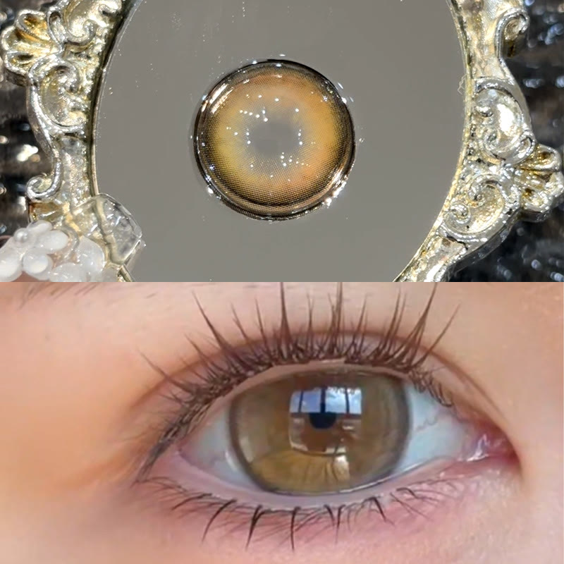 MYEYEBB Eden Olive Colored Contact Lenses丨6 Months