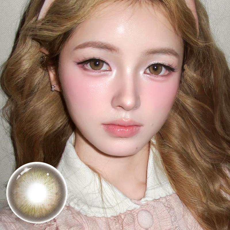 MYEYEBB Eden Olive Colored Contact Lenses丨6 Months - image 2