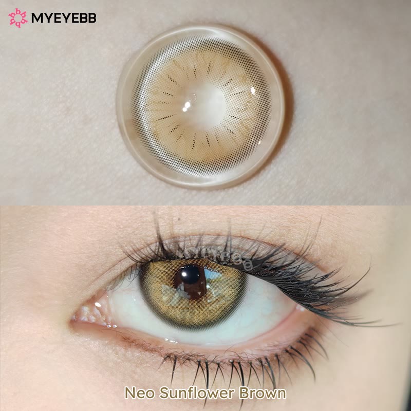 MYEYEBB Pro Neo Sunflower Brown Colored Contact Lenses - image 6