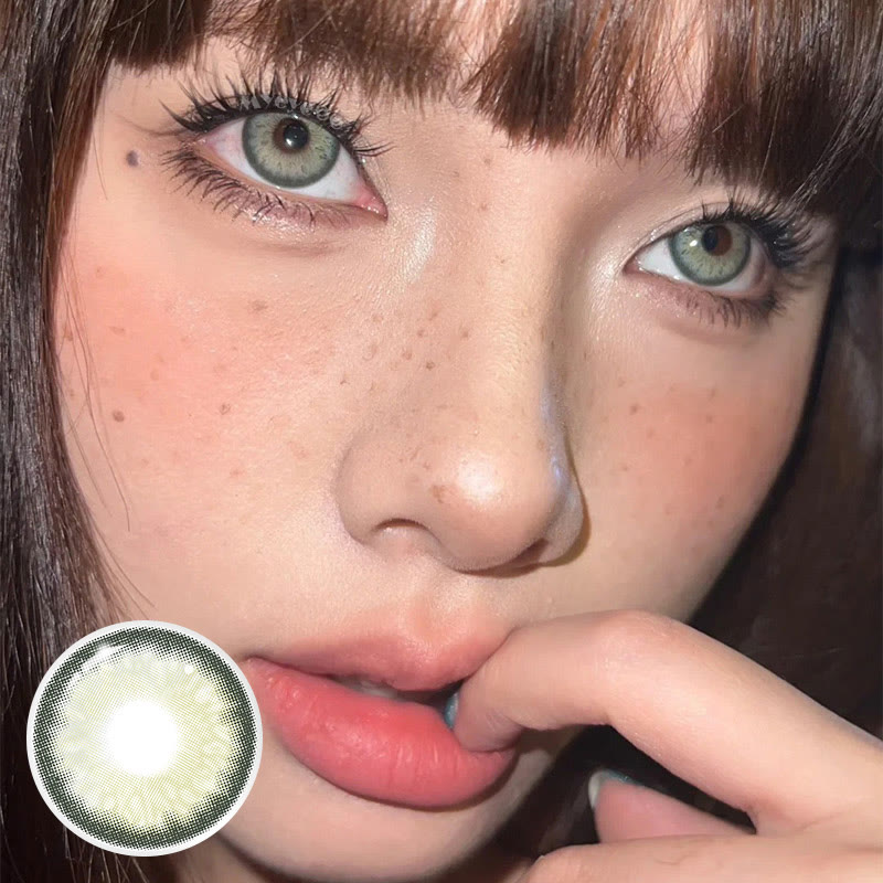 MYEYEBB Tyrande Green Prescription Colored Contact Lenses - image 3