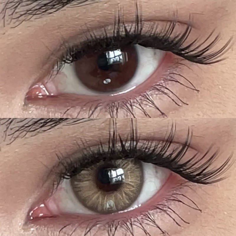 MYEYEBB Nude Iris Brown Prescription Colored Contact Lenses - image 3