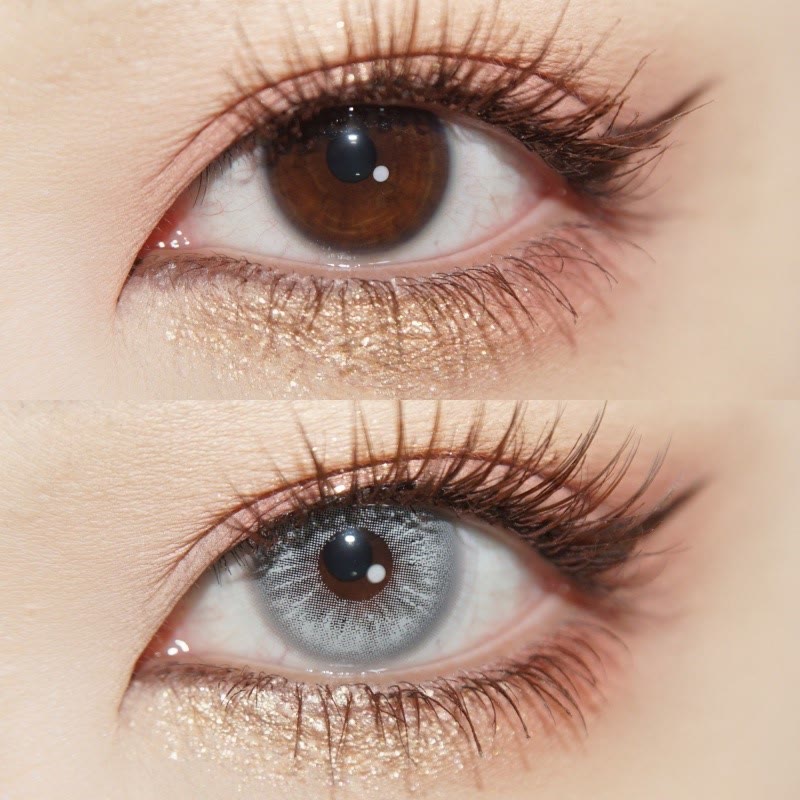 MYEYEBB Neo Sunflower Grey Prescription Colored Contact Lenses