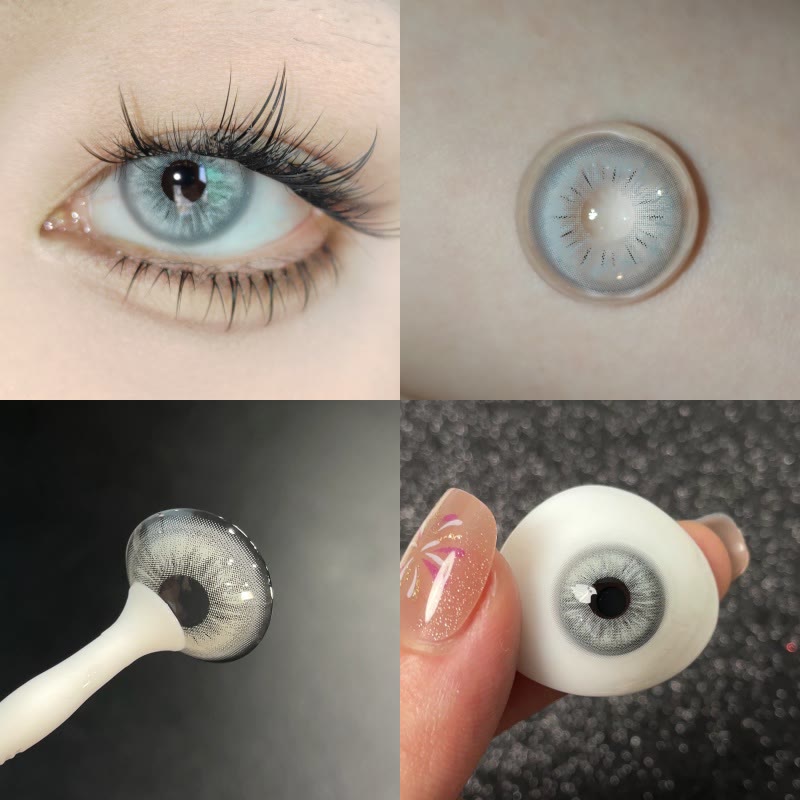 MYEYEBB Neo Sunflower Grey Prescription Colored Contact Lenses - image 4