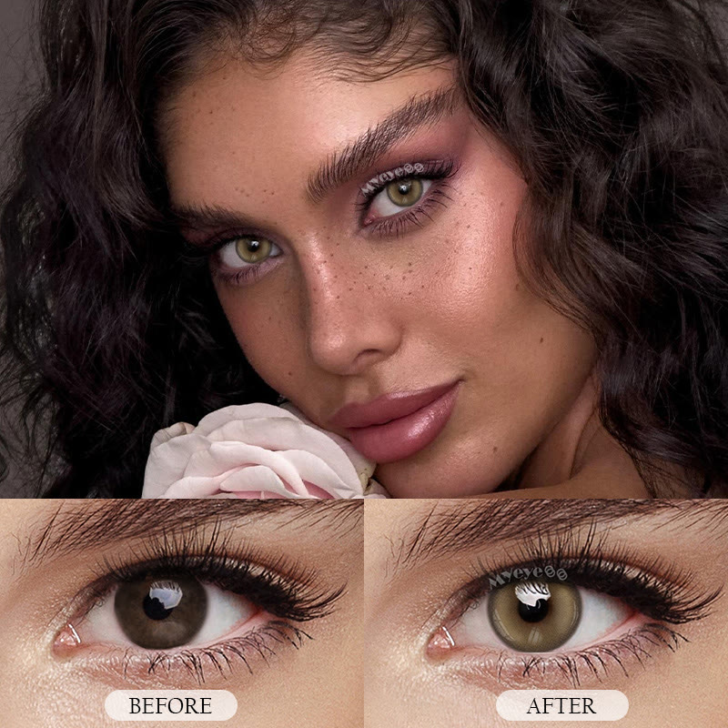 MYEYEBB Butter Hazel Brown Colored Contact Lenses - image 6