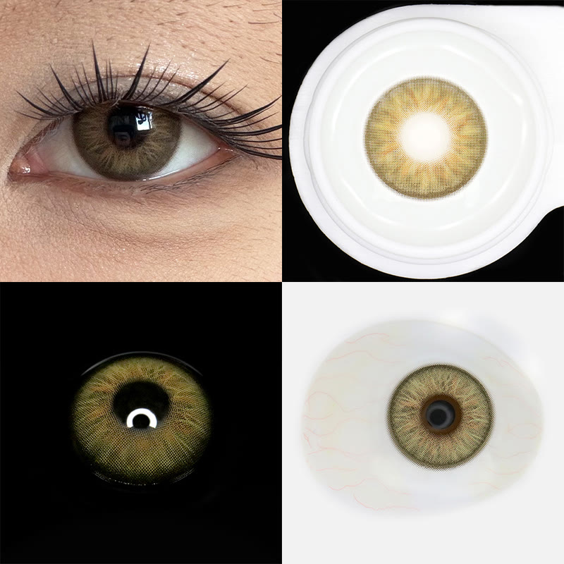 MYEYEBB Cashmere Brown Prescription Colored Contact Lenses丨Monthly - image 4