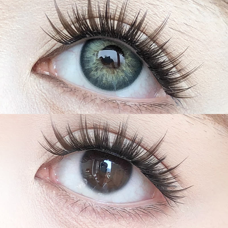 MYEYEBB Dew Blue Colored Contact Lenses