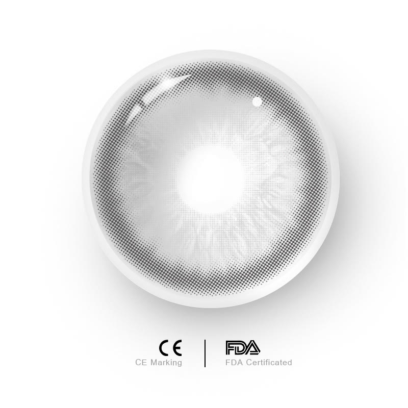 MYEYEBB Nordic DNA Grey Prescription Colored Contact Lenses