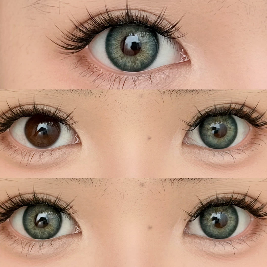 MYEYEBB Dew Blue Colored Contact Lenses MYEYEBB Dew Blue Colored Contact Lenses