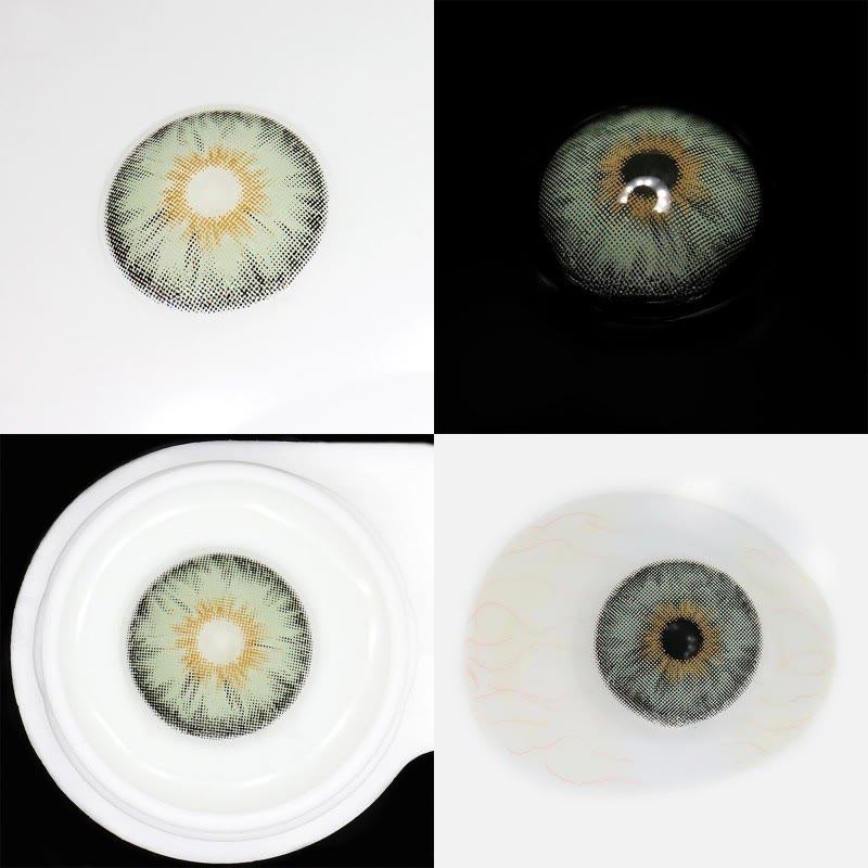 MYEYEBB Tiny Iris Green Small Pupil  Prescription Colored Contact Lenses丨Monthly - image 5