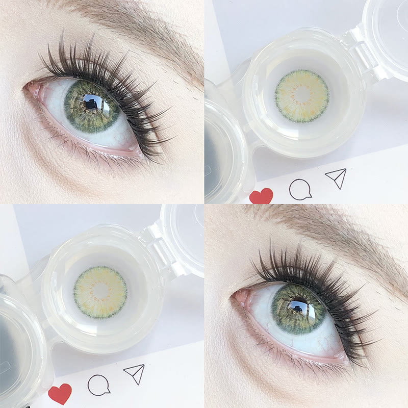 MYEYEBB Petite Iris Green Prescription Colored Contact Lenses丨Monthly - image 4