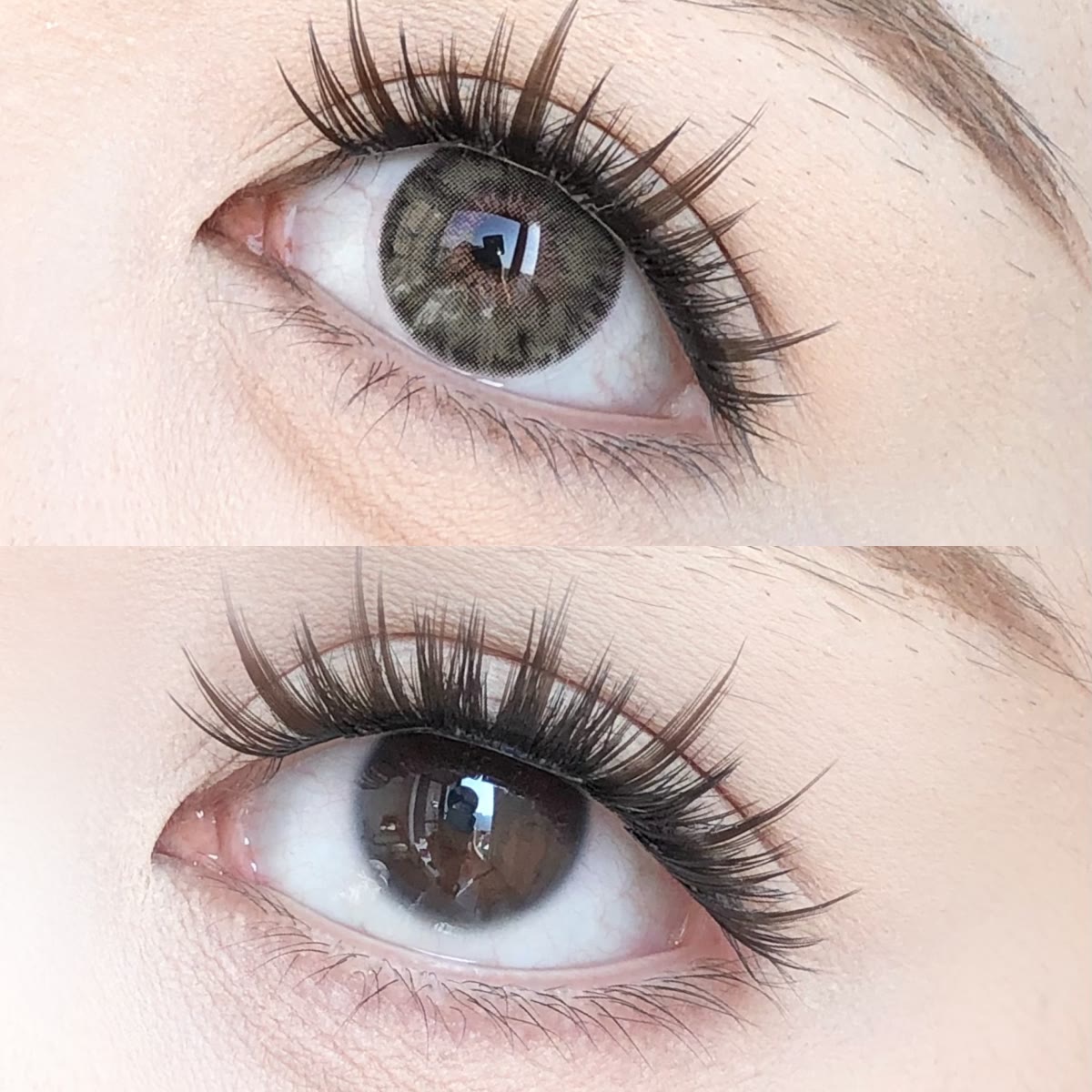 MYEYEBB Tiny Iris Brown Small Pupil Colored Contact Lenses