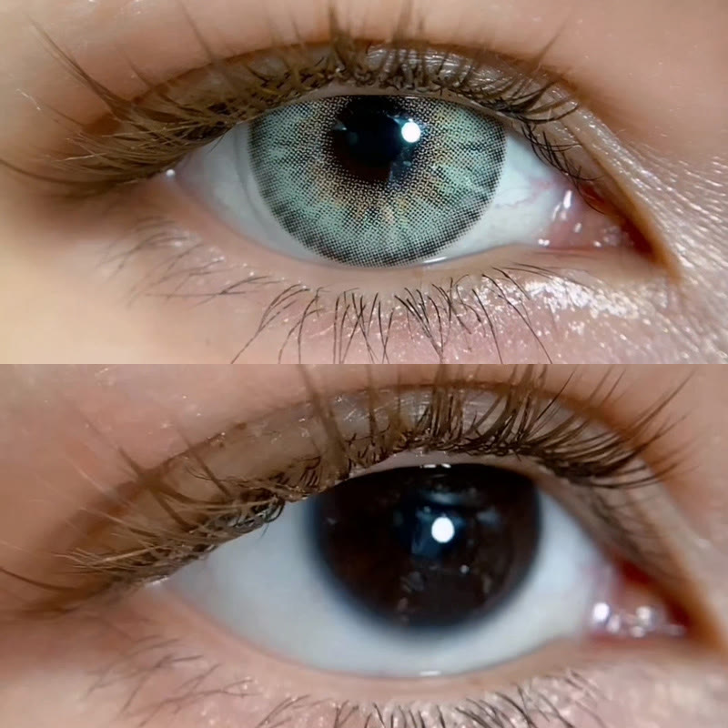 MYEYEBB Pro Halo Iris Green Colored Contact Lenses - image 4