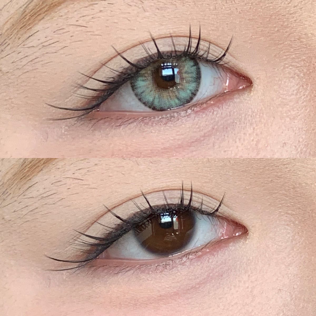 MYEYEBB Pro Halo Iris Green Colored Contact Lenses - image 2