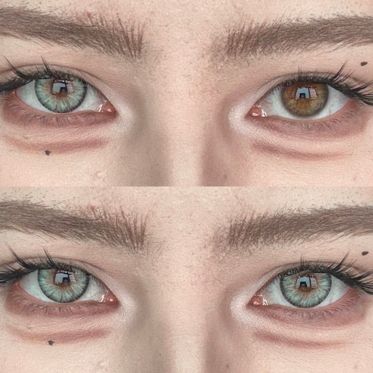 MYEYEBB Pro Halo Iris Green Colored Contact Lenses - image 3