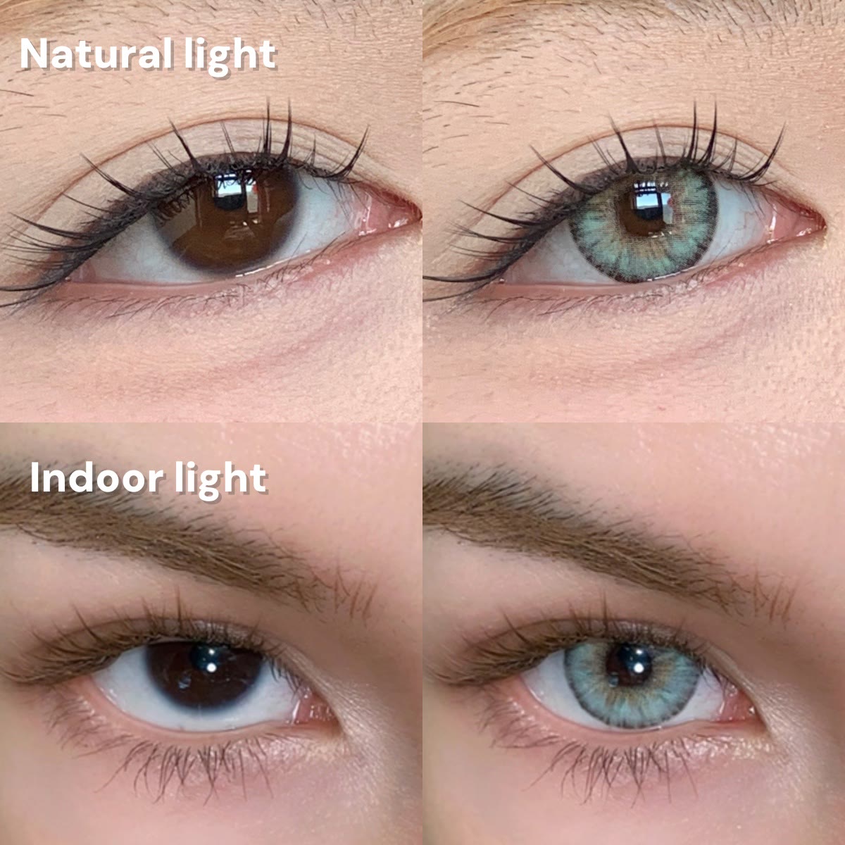 MYEYEBB Pro Halo Iris Green Colored Contact Lenses - image 4