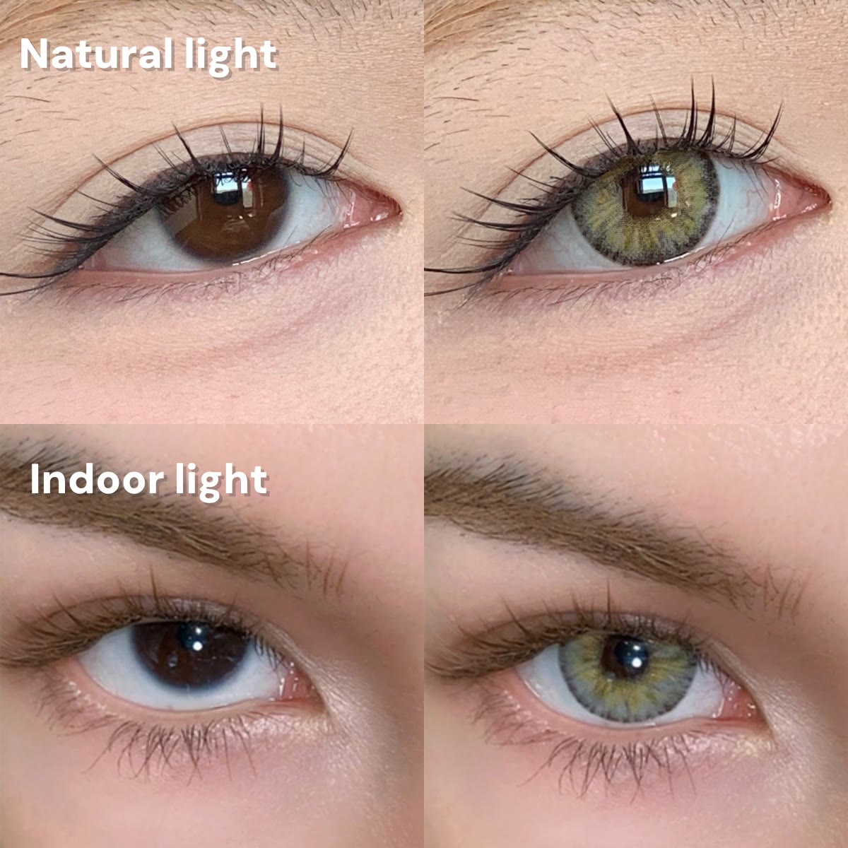 MYEYEBB Pro Halo Iris Brown Colored Contact Lenses - image 4