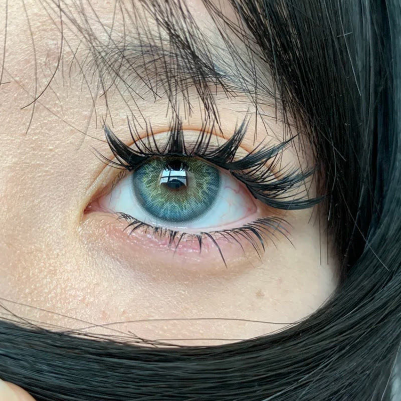 MYEYEBB Angel Blue Colored Contact Lenses | 6 Months - image 2