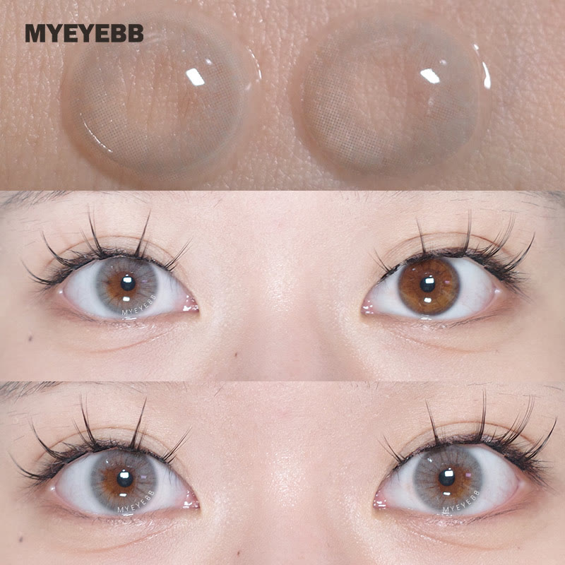 MYEYEBB Hid II Grafite Prescription Colored Contact Lenses - image 4