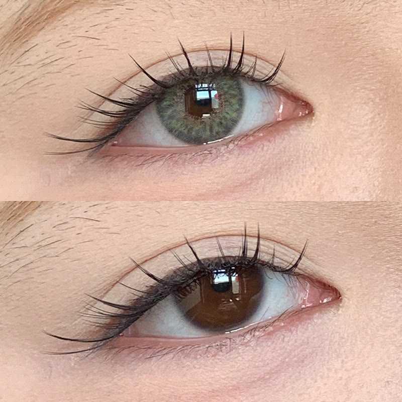 MYEYEBB Pro Petite Iris Grey Green Prescription Colored Contact Lenses - image 2