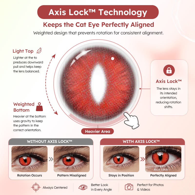 MYEYEBB Dragon Eye Red Cosplay Colored Contact Lenses丨1 Day - image 3