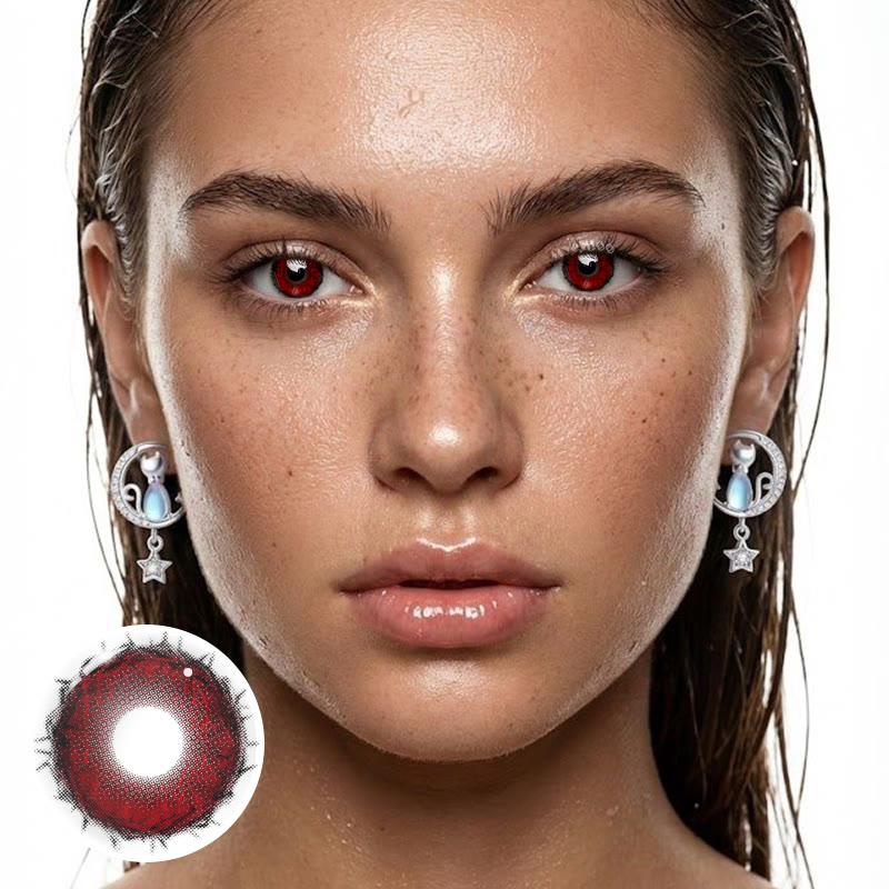 MYEYEBB Bloodthorn Crown Red Cosplay Colored Contact Lenses - image 2