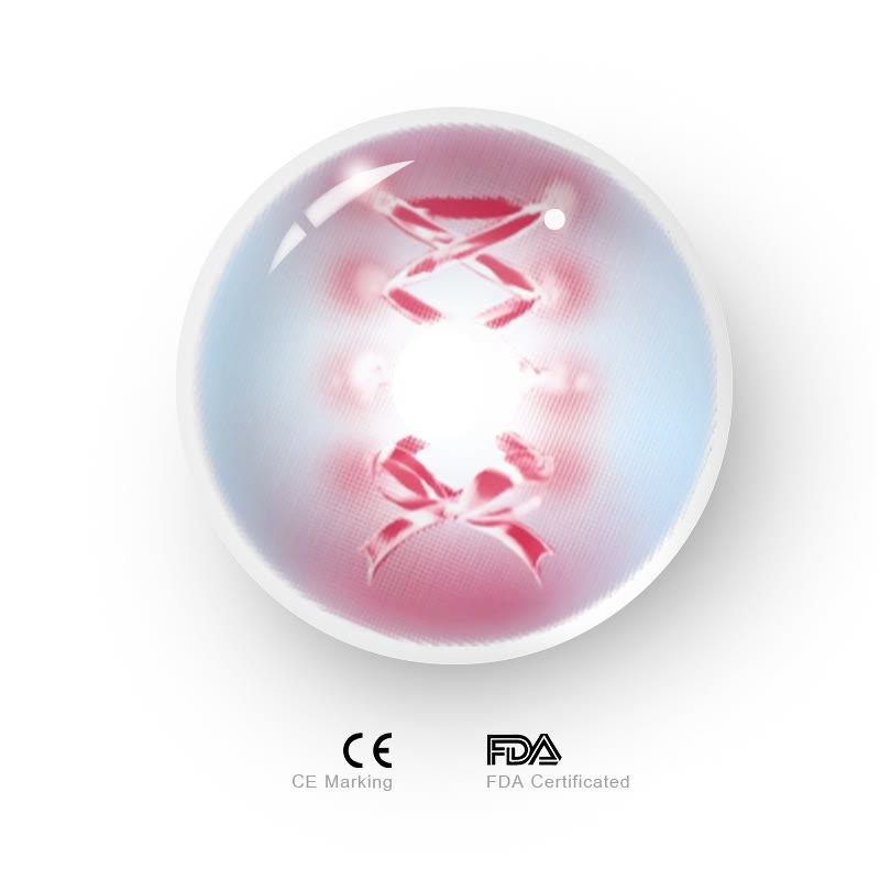 MYEYEBB Puppet Veil Pink Cosplay Colored Contact Lenses - image 5